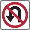 No U Turn Sign Clip Art